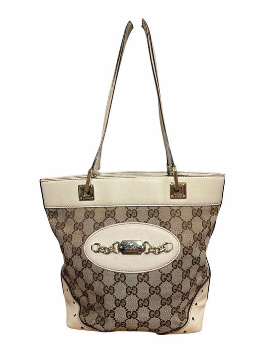 GUCCI Size Small cream/brown Purse