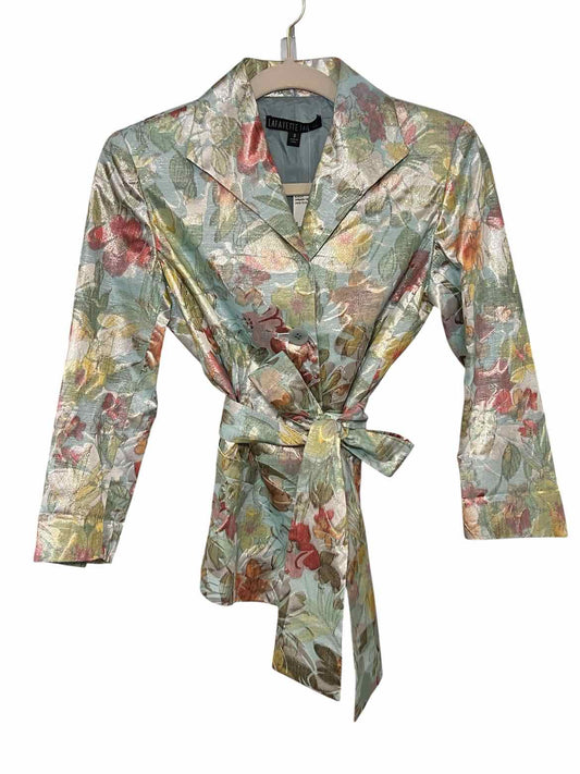 Lafayette 148 Size 0 pastel floral BLAZER