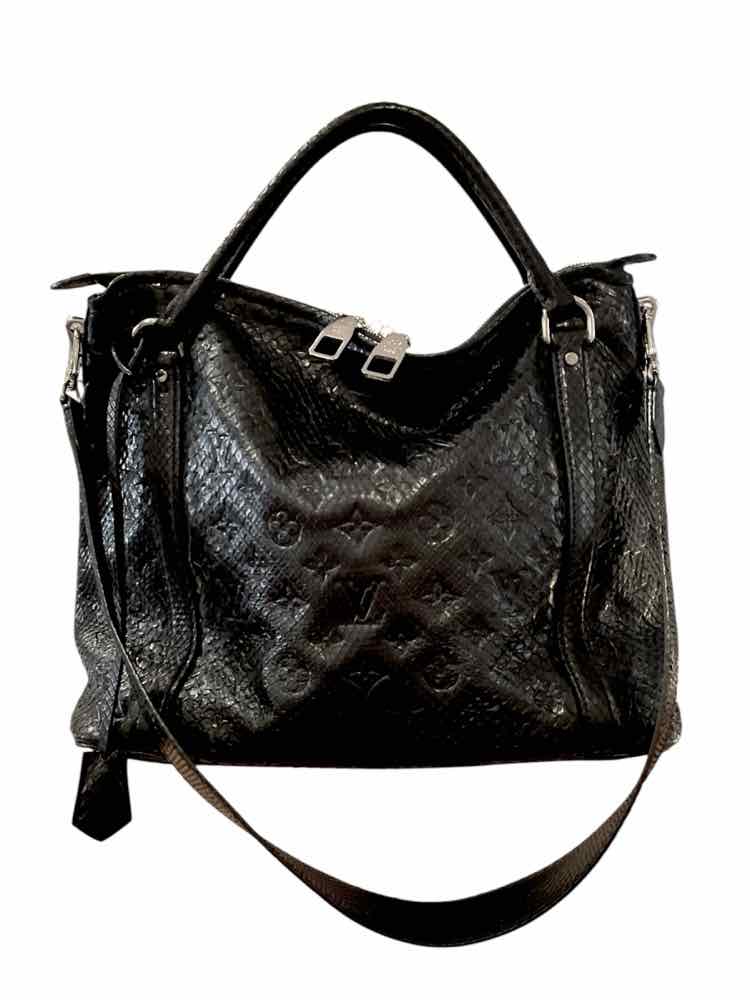 LOUIS VUITTON Size PM black/silver Purse