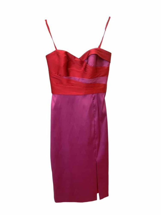 MARCHESA NOTTE Size 2 PURP/RED Cocktail