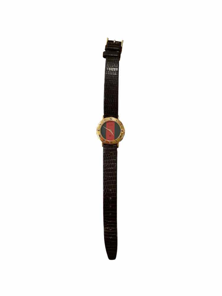 Gucci brn/web stripe Watch