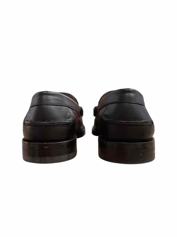 Gucci Size 36.5 Black Micro Soft Loafer Shoes