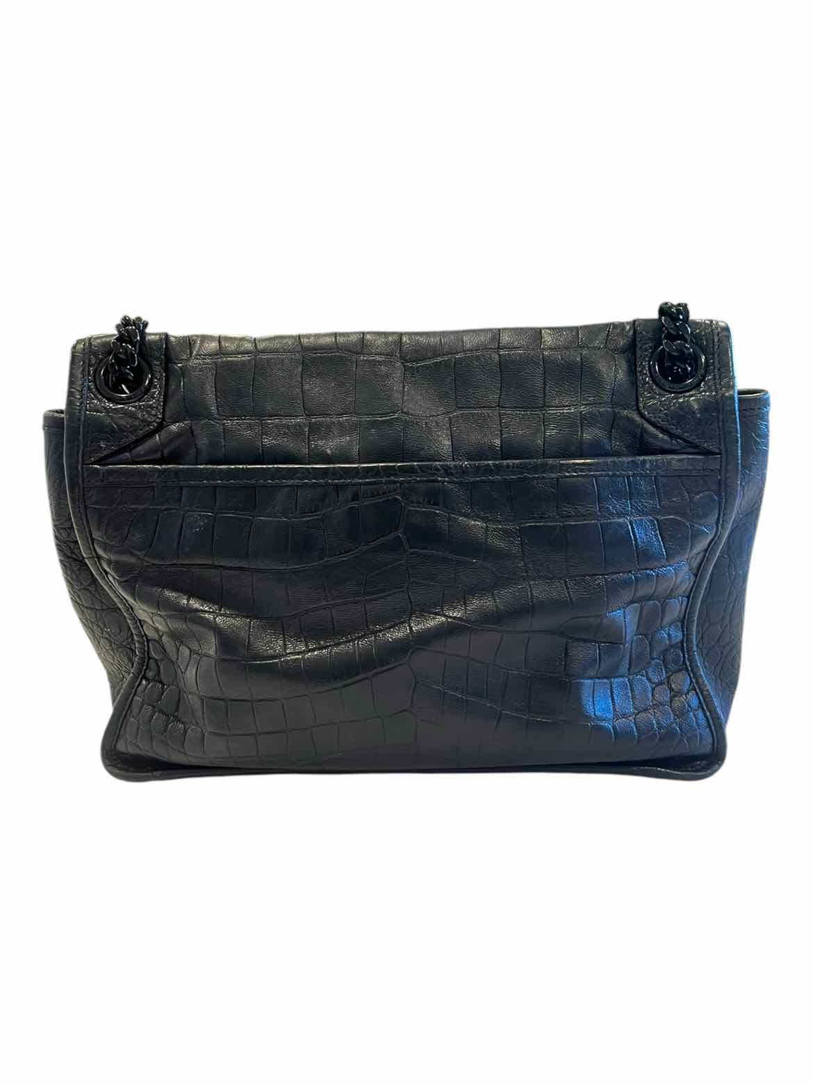 Saint Laurent Size Medium Dark grey Purse