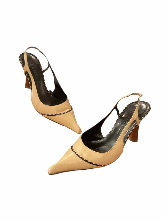 Chanel Size 38 light brown/blk Shoes