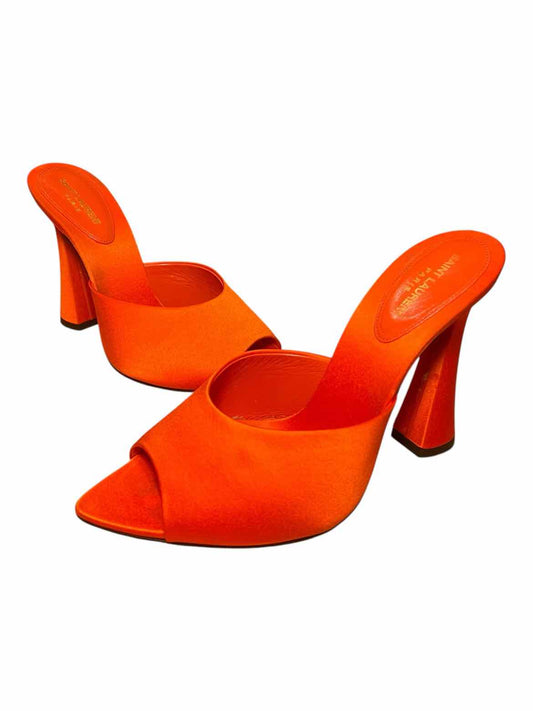 Saint Laurent Size 38 Orange Shoes