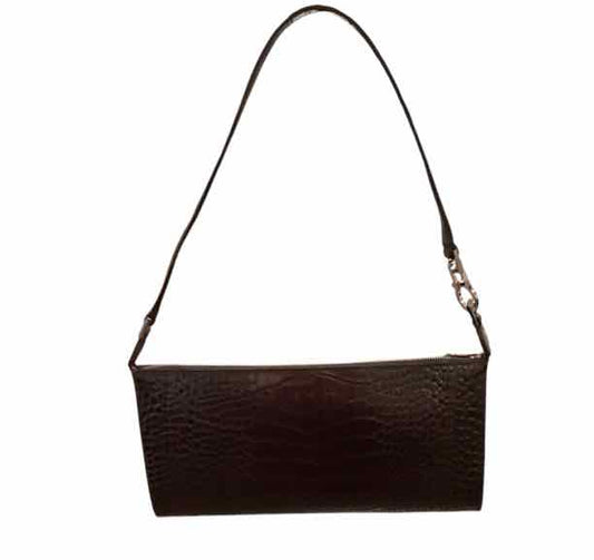 Ferragamo brown/silver hardware Purse
