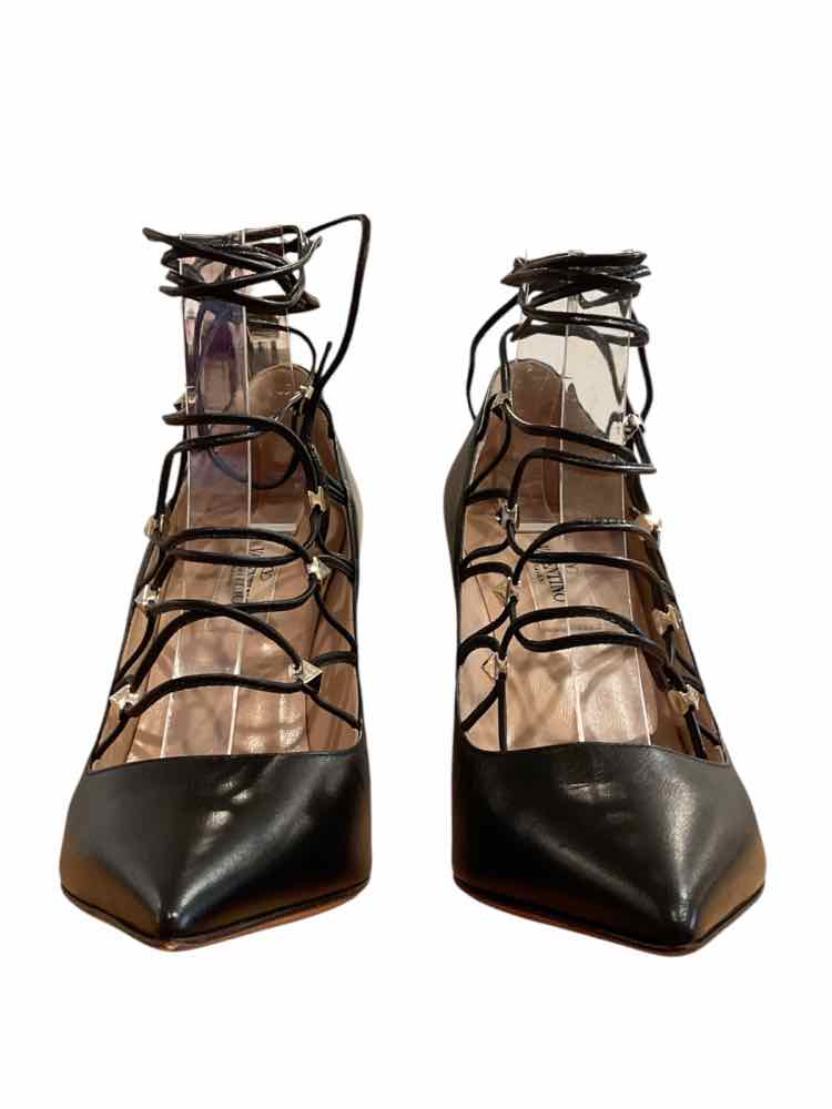 Valentino Size 36 Black Shoes