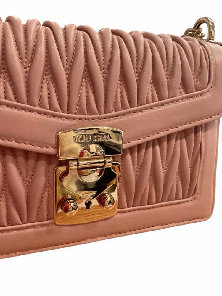 miu miu Size Small BLUSH Purse