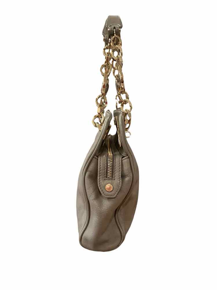 BVLGARI Grey/Silver Hardware Monete Shoulder Bag Purse