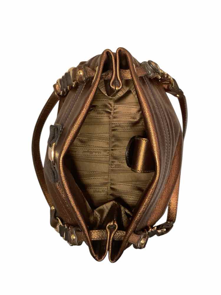 Ferragamo Size Medium COPPER Purse