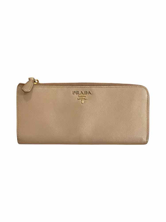 Prada Size Large BEIGE Wallet