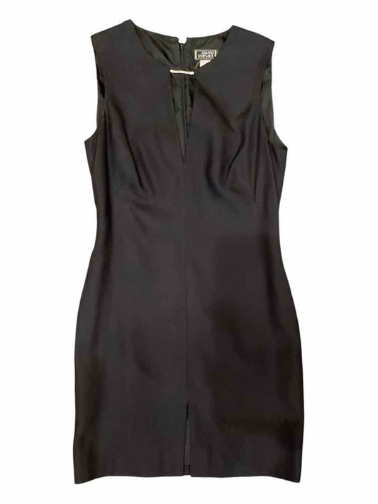 GIANNI VERSACE Size 38 Black Dress