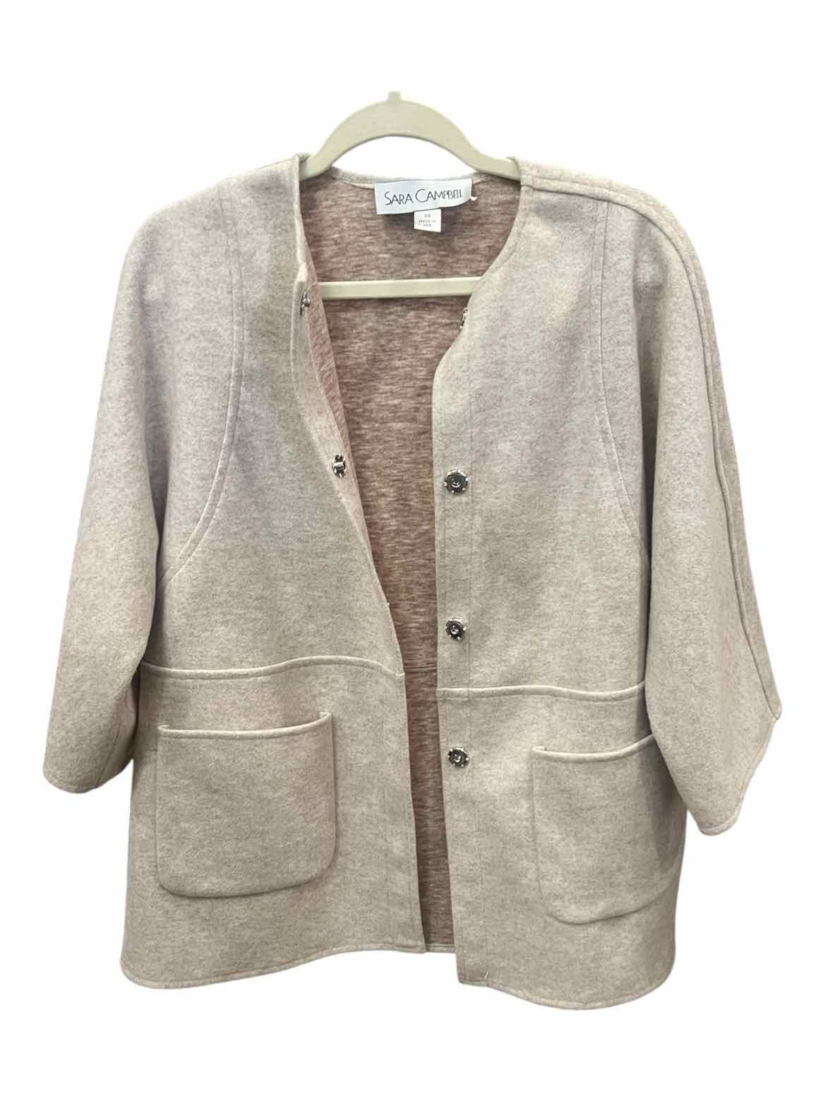 SARA CAMPBELL Size XS BEIGE Jacket
