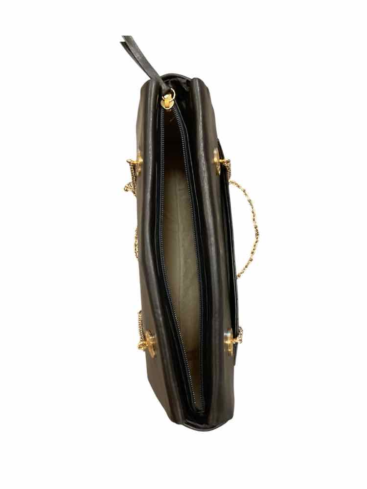 Tiffany & Co. black/gold hardware Purse
