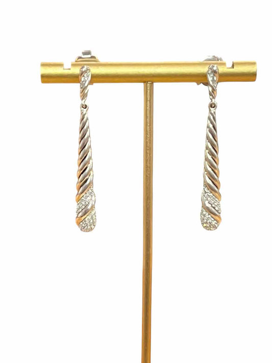 David Yurman Size Long Sterling Earrings