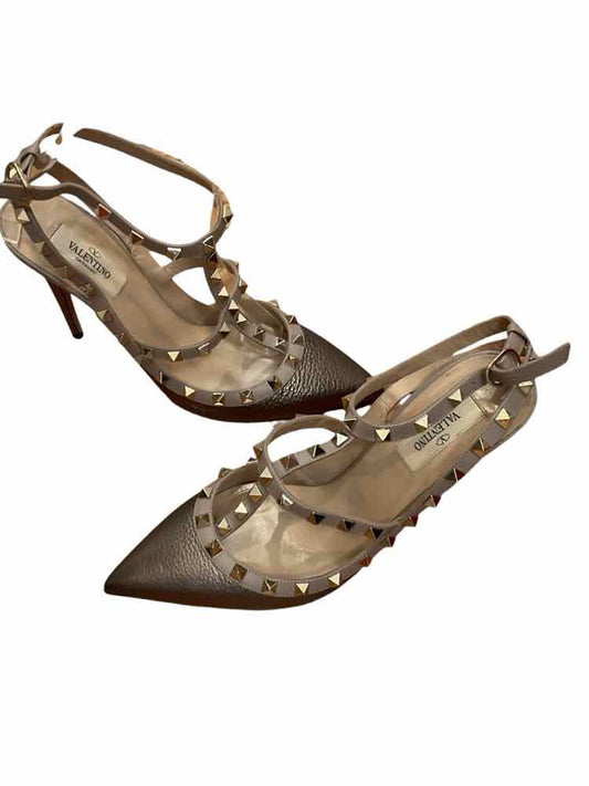 Valentino Size 40 Bronze Shoes