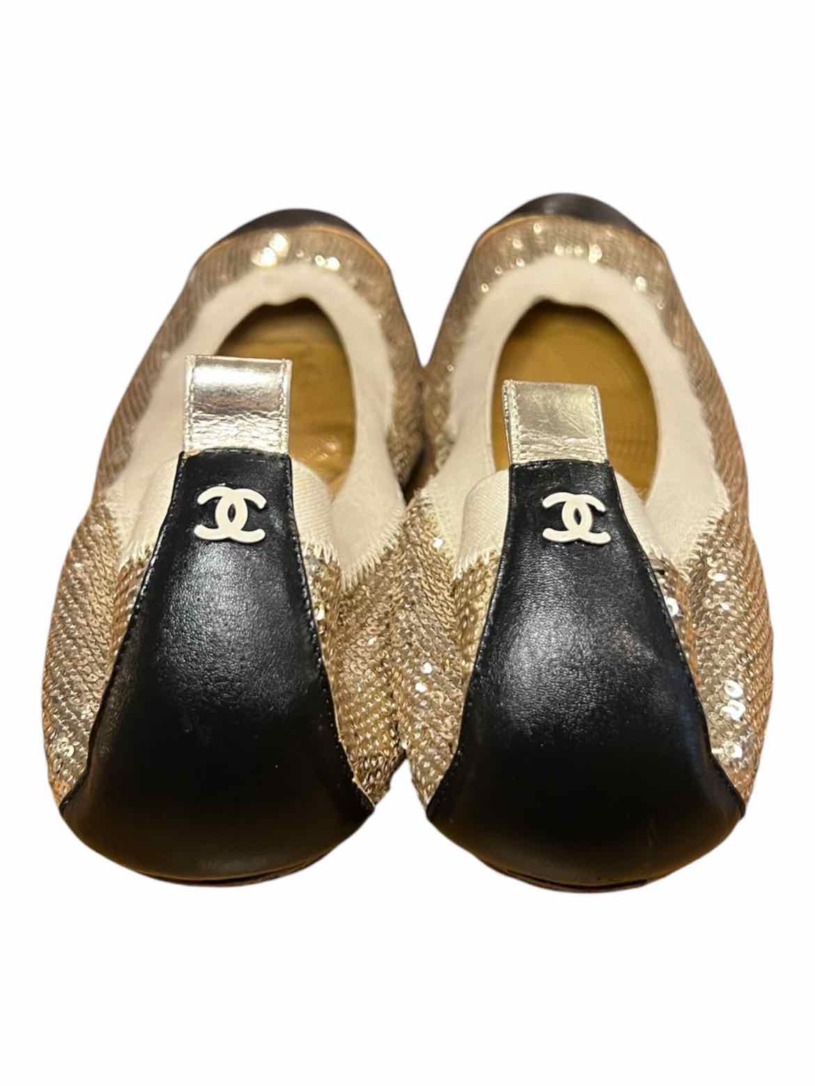 Chanel Size 41 blk/gold Shoes