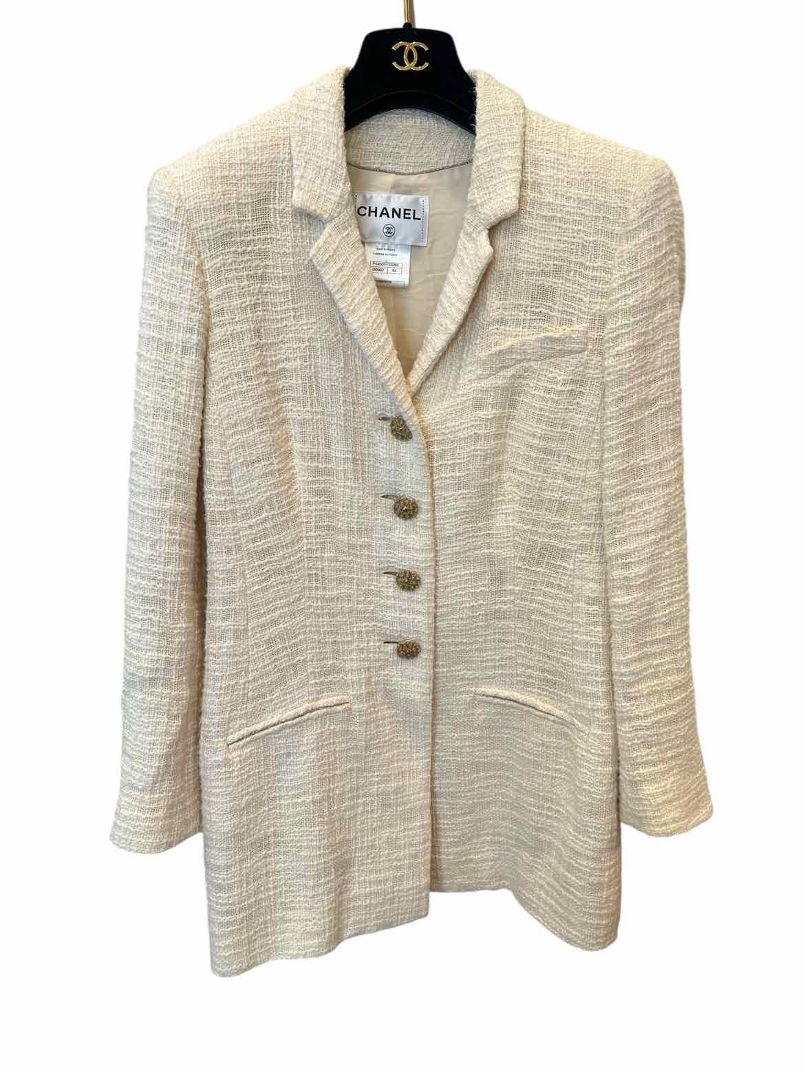 Chanel Size 44 Cream BLAZER