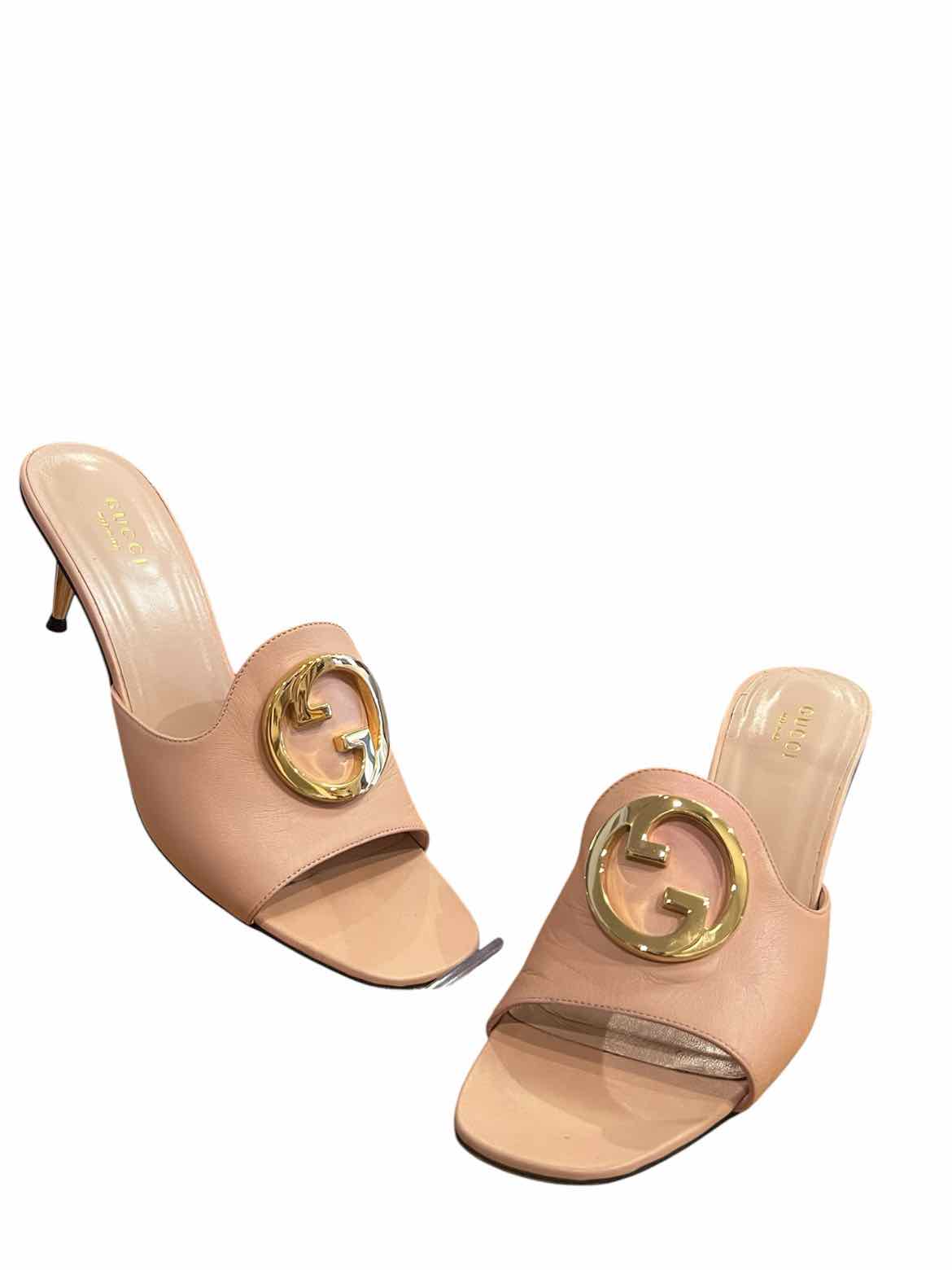 GUCCI Size 38.5 BLUSH Shoes
