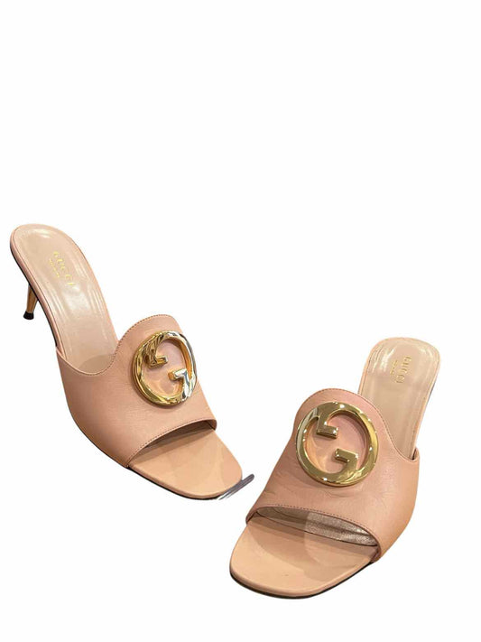 GUCCI Size 38.5 BLUSH Shoes