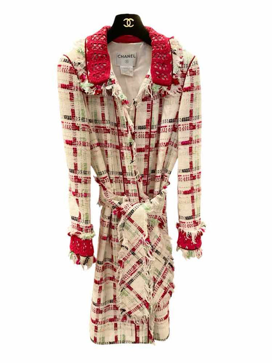 Chanel Size 40 WH/MULTI Coat