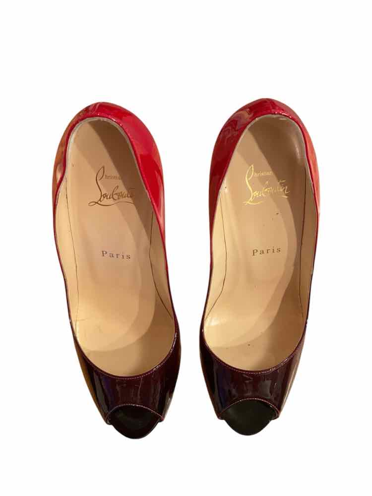 Christian Louboutin Size 38.5 red/black Shoes