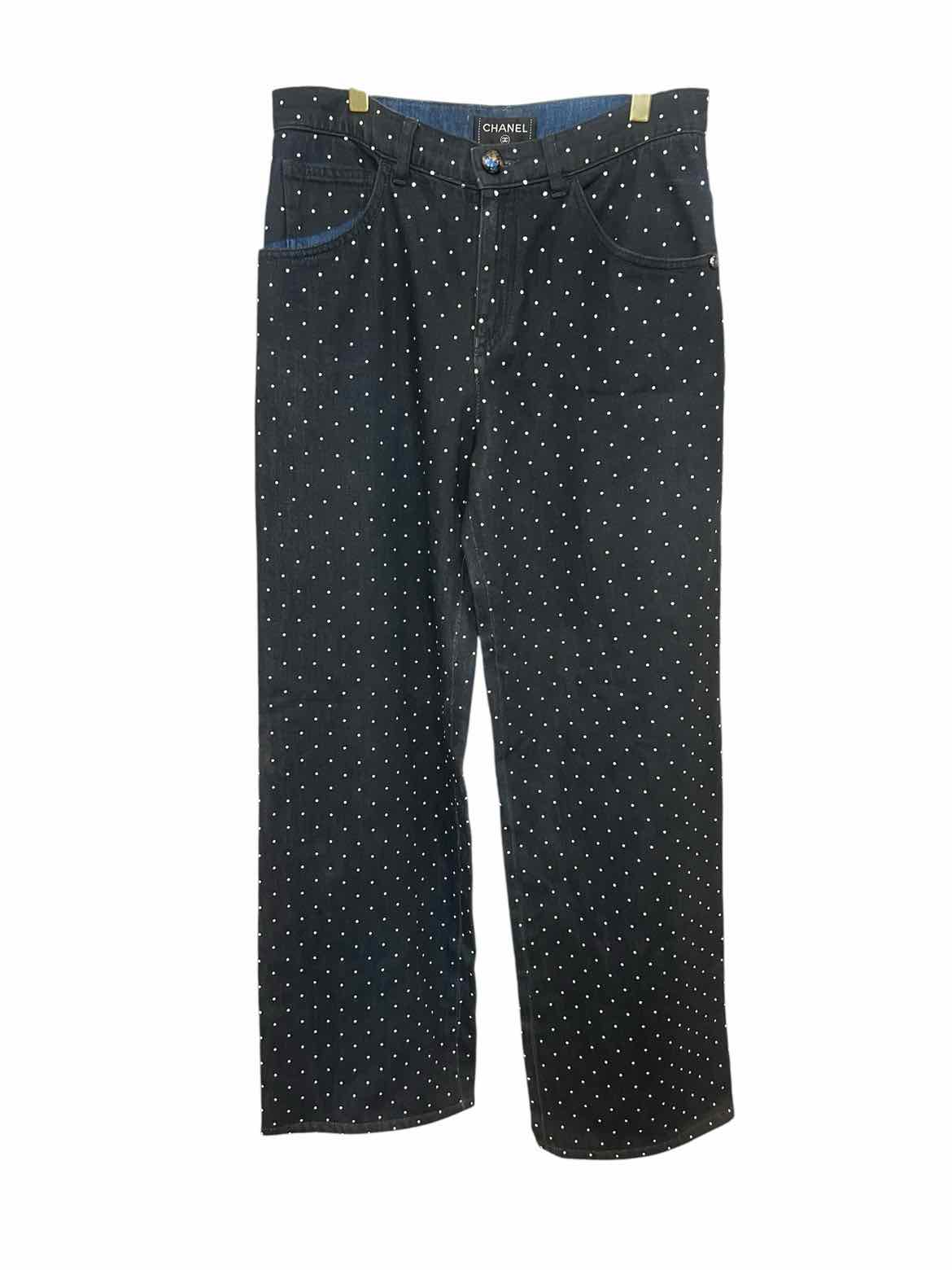 Chanel Size 38 dark denim Pants