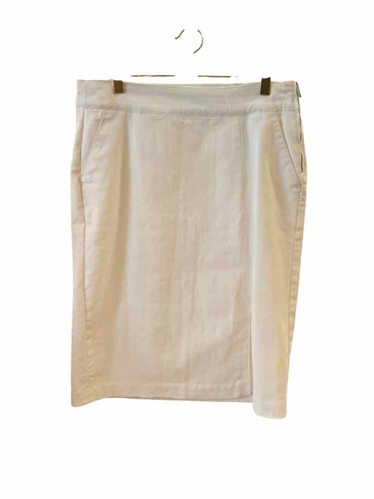 Lauren Ralph Lauren Size 10 White Skirt
