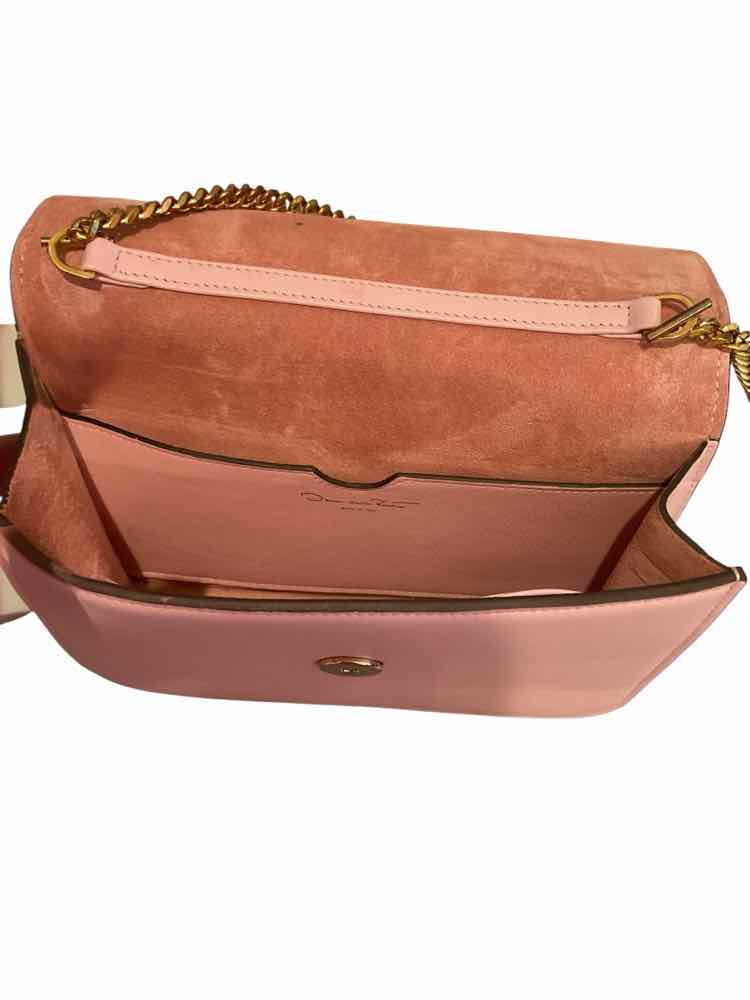 Oscar de la Renta Size mini pink/gold Purse