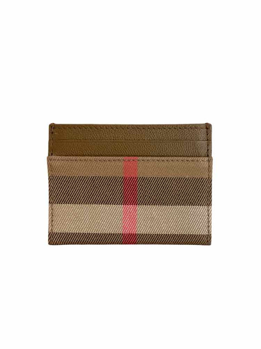 BURBERRY brn/tan/red Wallet