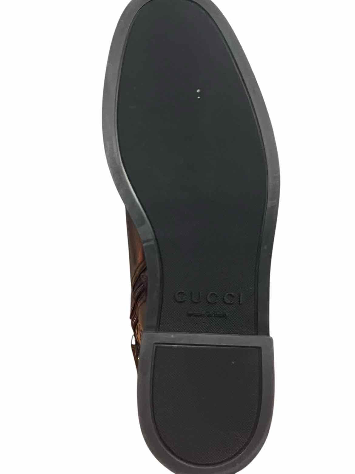 GUCCI Size 39.5 Black BOOT