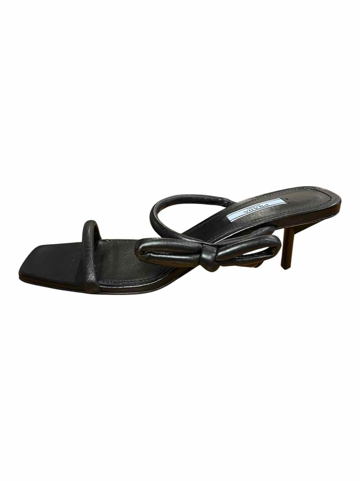 Prada Size 38.5 Black Shoes