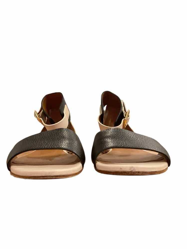 CHLOE Size 36 BLK/IVORY Shoes