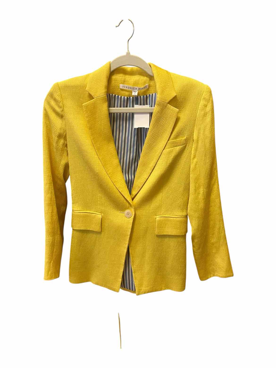 Veronica Beard Size 0 Yellow BLAZER