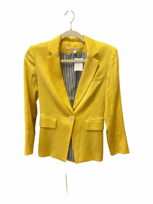 Veronica Beard Size 0 Yellow BLAZER