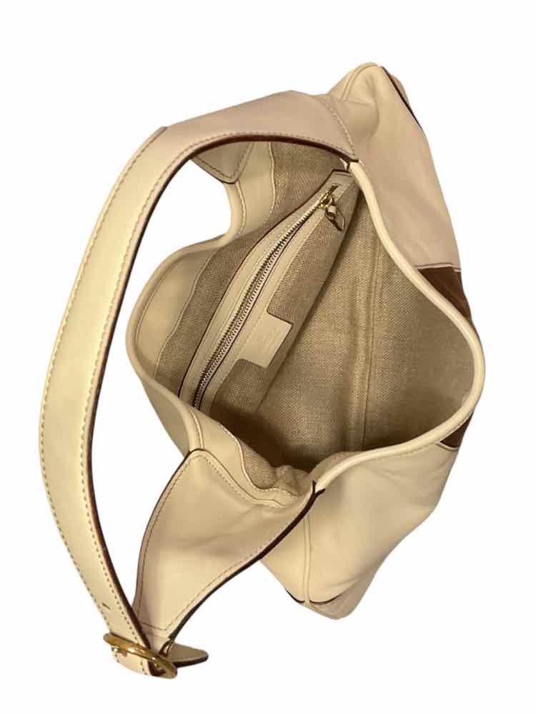GUCCI Size Large cream/brown Purse