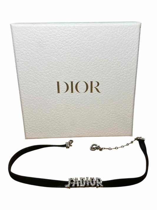 DIOR black/silver Necklace