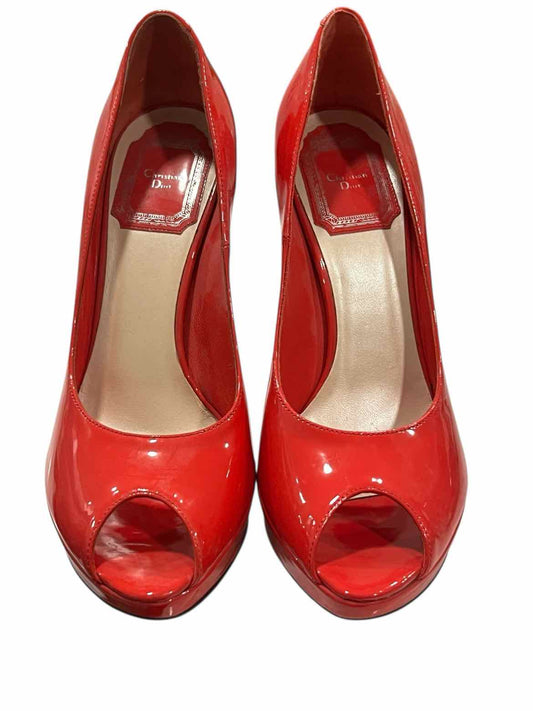 CHRISTIAN DIOR Size 36 Red Shoes