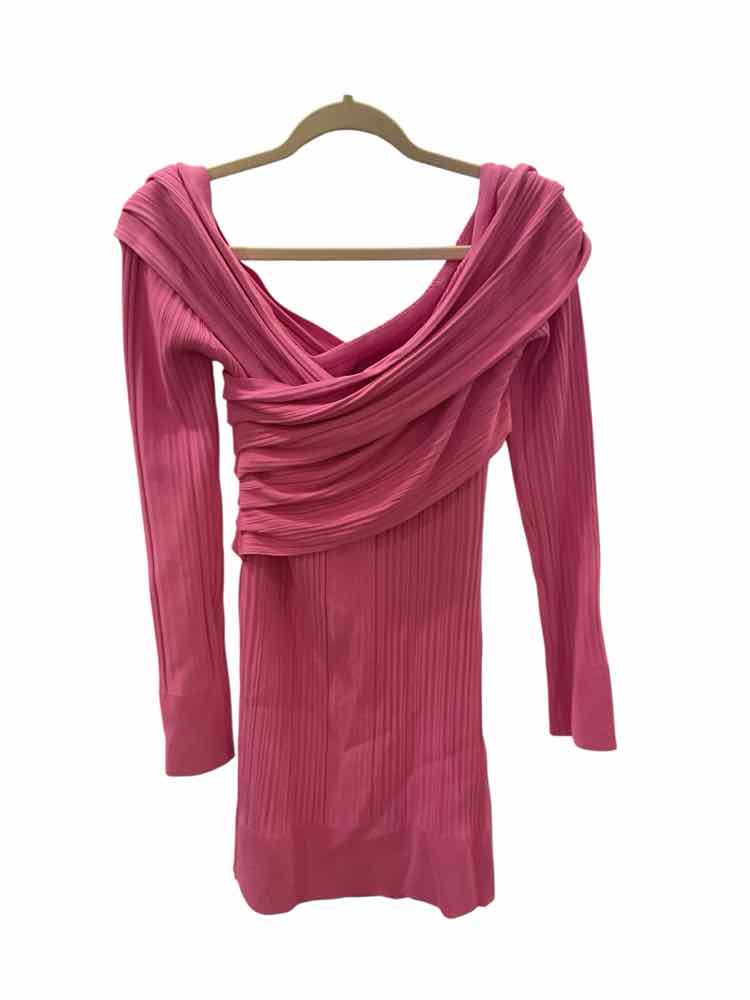 Herve Leger Size M Pink Dress