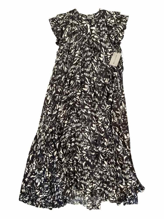 BALENCIAGA Size 38 BLK/WH Dress