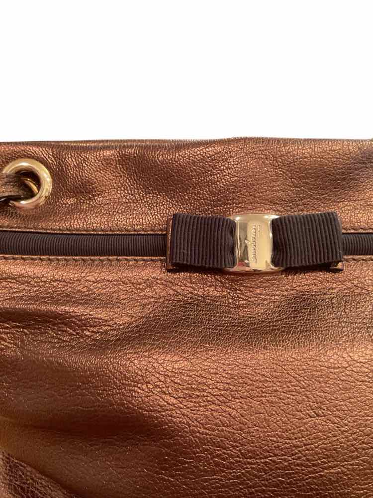 Ferragamo Size Medium COPPER Purse