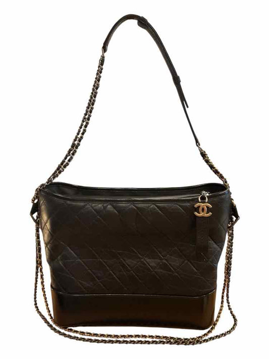 Chanel Size Large black/gold/silver Purse
