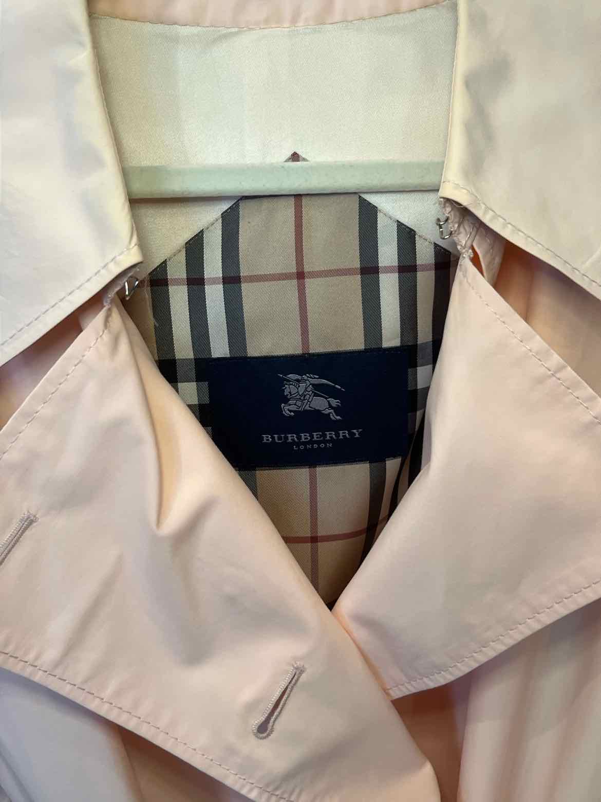 BURBERRY Size 14 Pink Coat