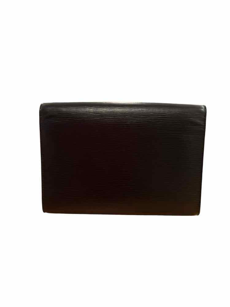 LOUIS VUITTON black/gold hardware Pochette Arche Shoulder Bag Purse