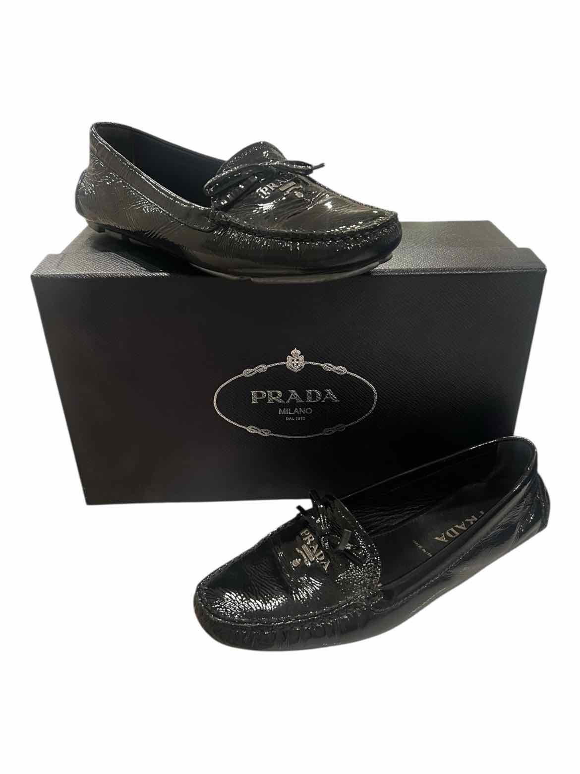 Prada Size 36.5 Black Shoes