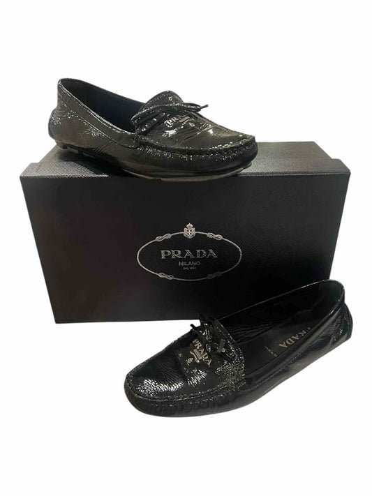 Prada Size 36.5 Black Shoes