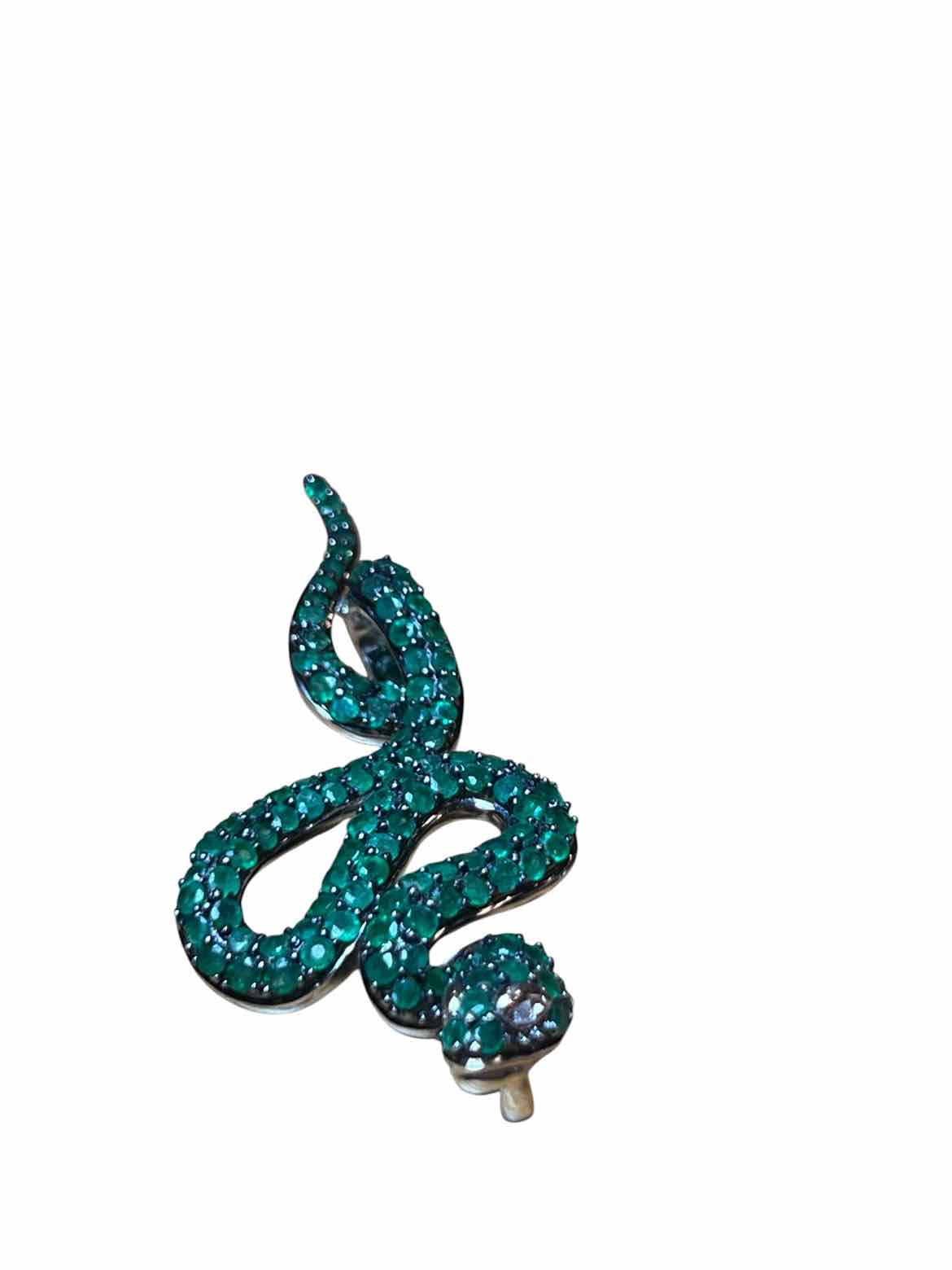 BOUTIQUE sterling/emerald/diamond Jewelry
