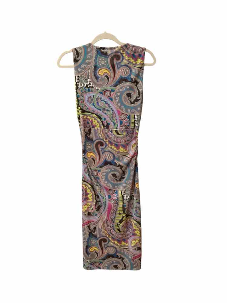 ETRO Size 44 grey multi Dress