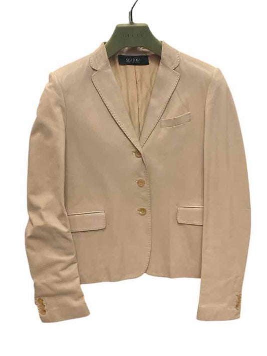 GUCCI Size Medium tan BLAZER