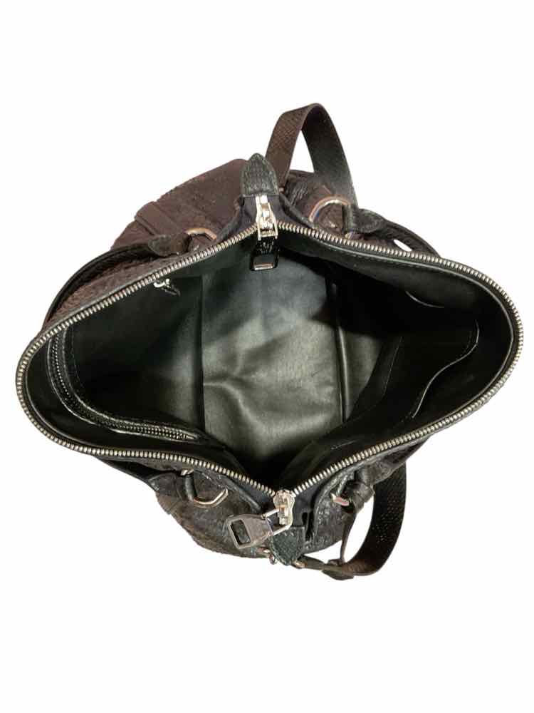 LOUIS VUITTON Size PM black/silver Purse